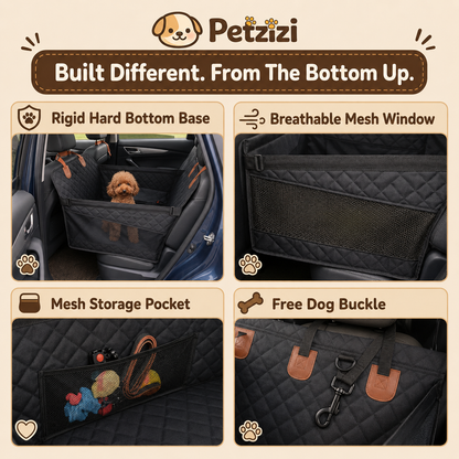 Petzizi Hard Bottom Single Seat Cover