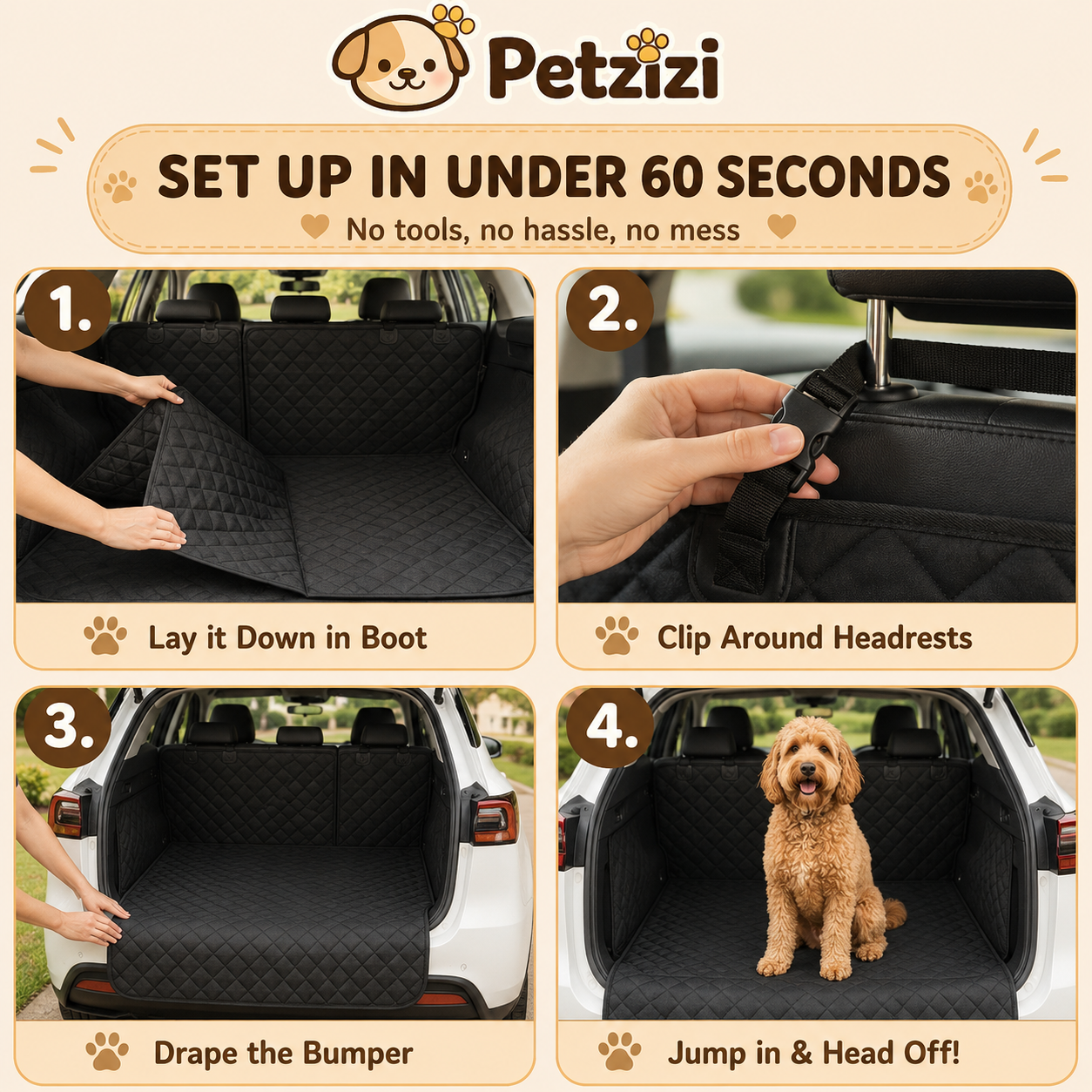 Petzizi Dog Boot Cover