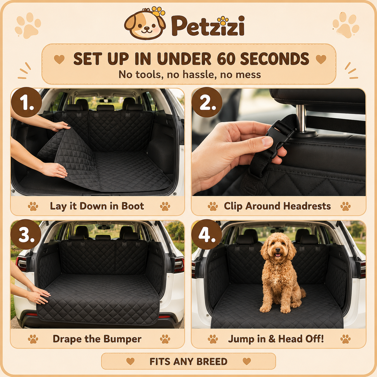 Petzizi Dog Boot Cover