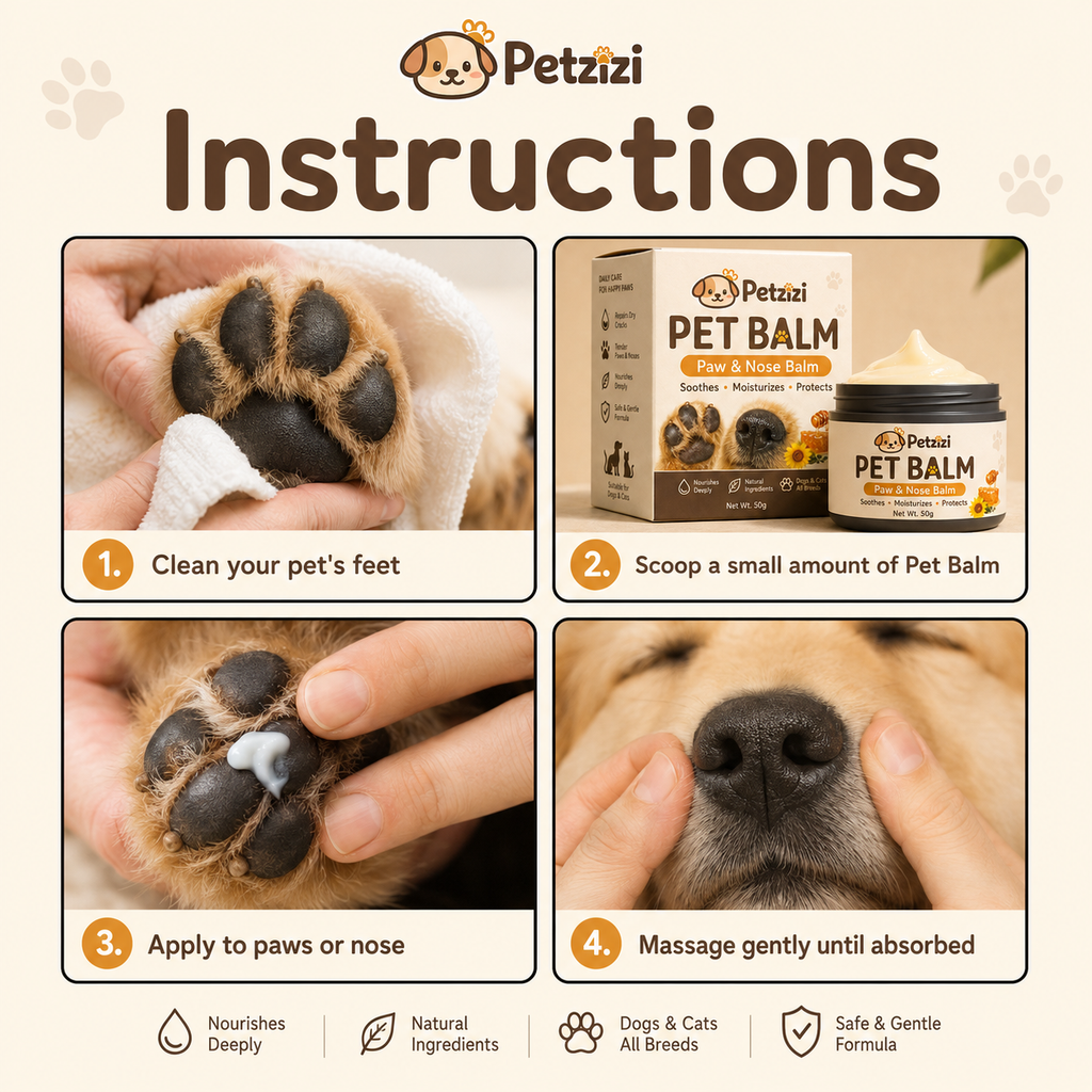Petzizi Pet Balm - Paw & Nose Care