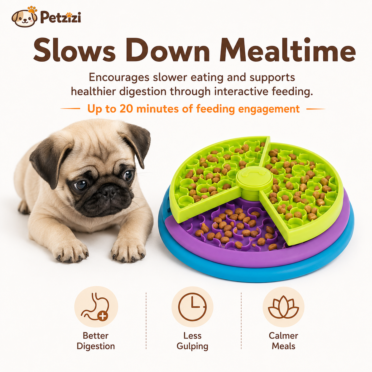 Petzizi SpinMaze™ Slow Feeder