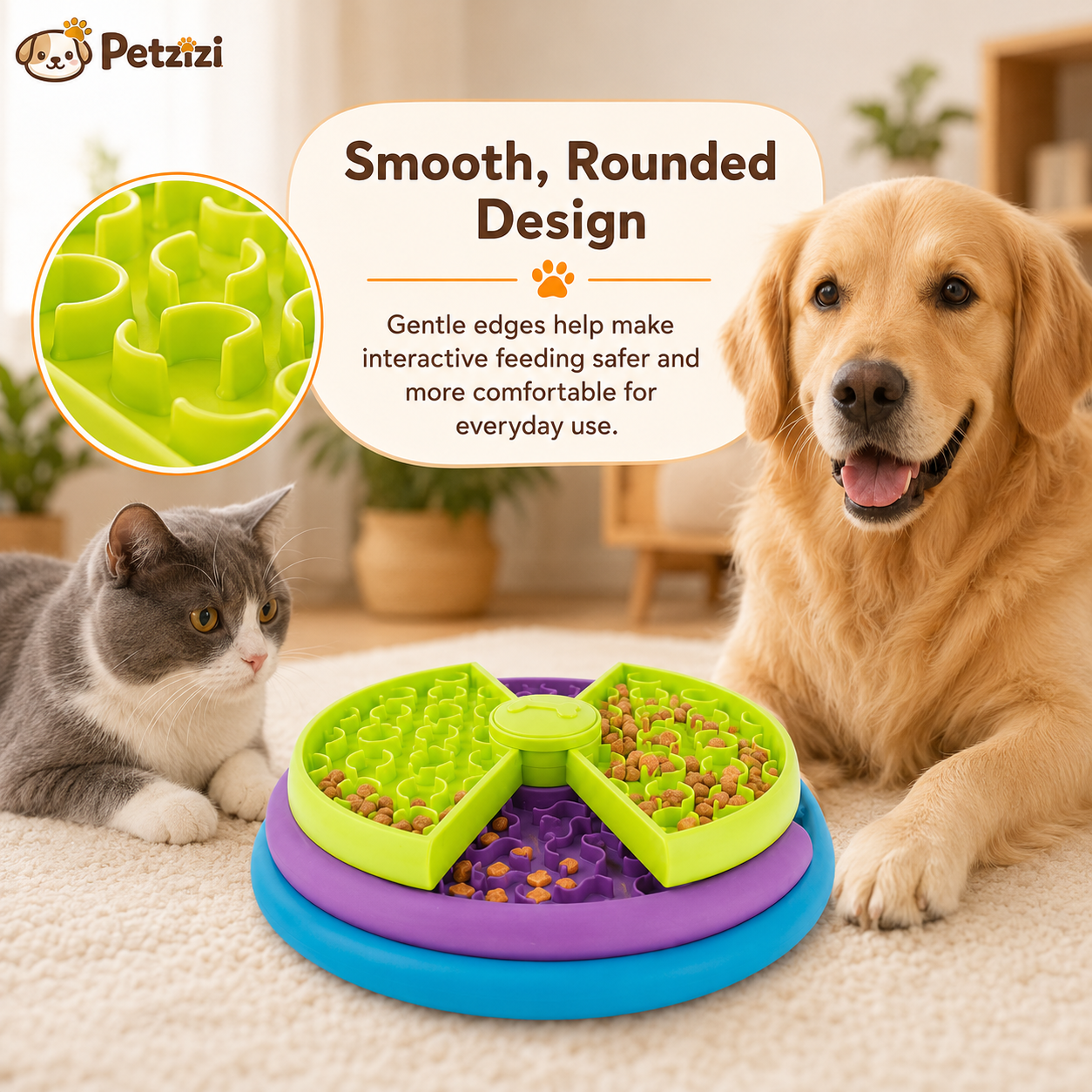 Petzizi SpinMaze™ Slow Feeder
